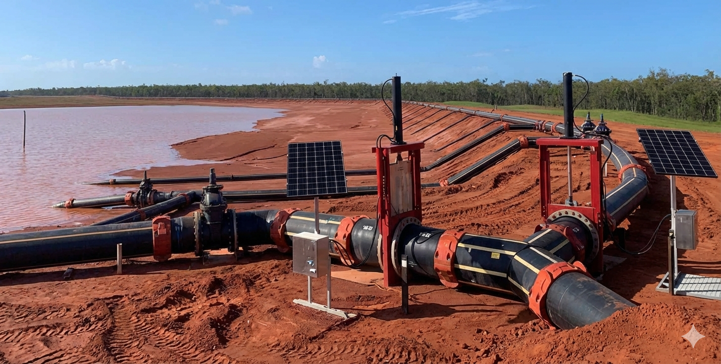 hdpe pipe for mining and industrial use